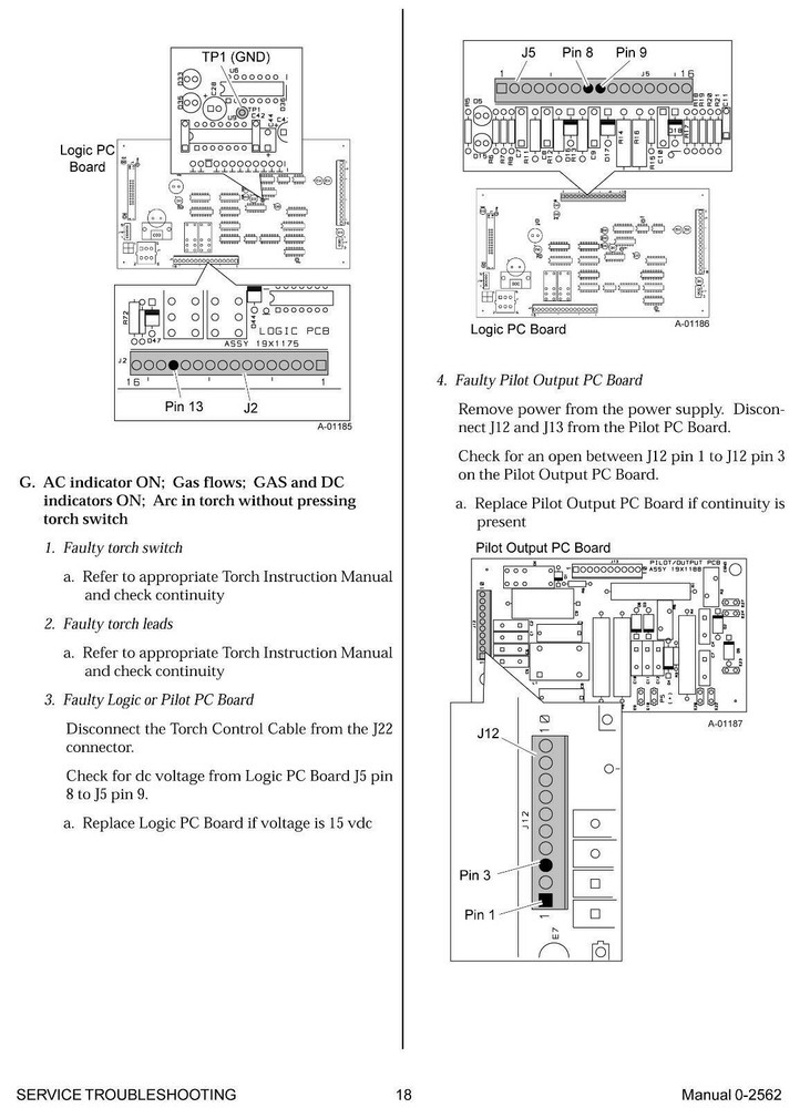 Thermal Dynamics PakMaster 75 Plasma Cutter Service Manual CE *998