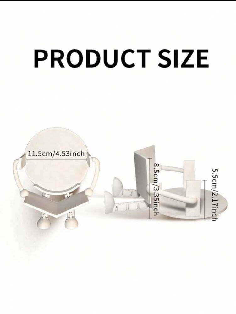 White Durable Toilet Paper Holder