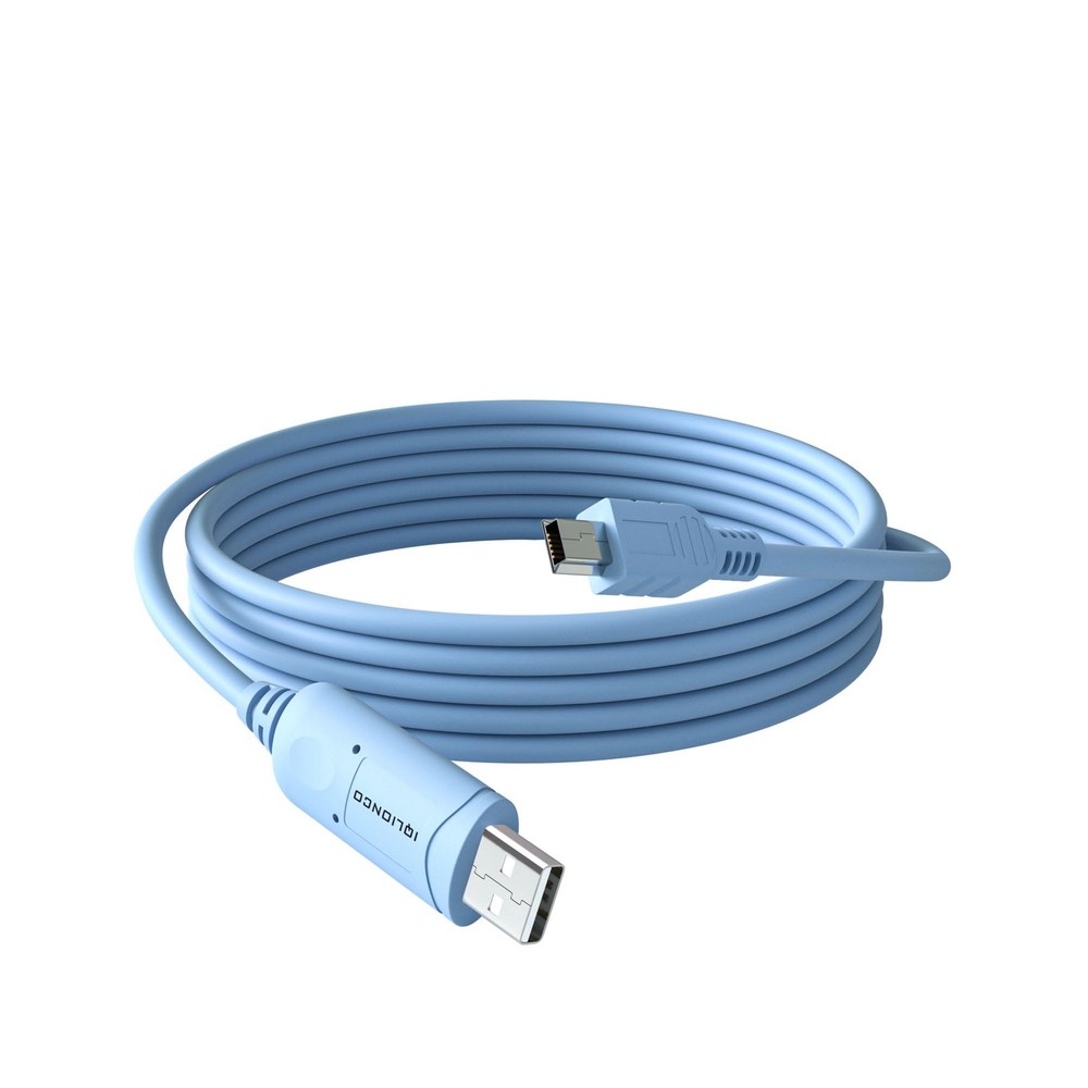 USB Type A to USB Type Mini B, Console Cable with FT232 Chipset (Blue,6FT)