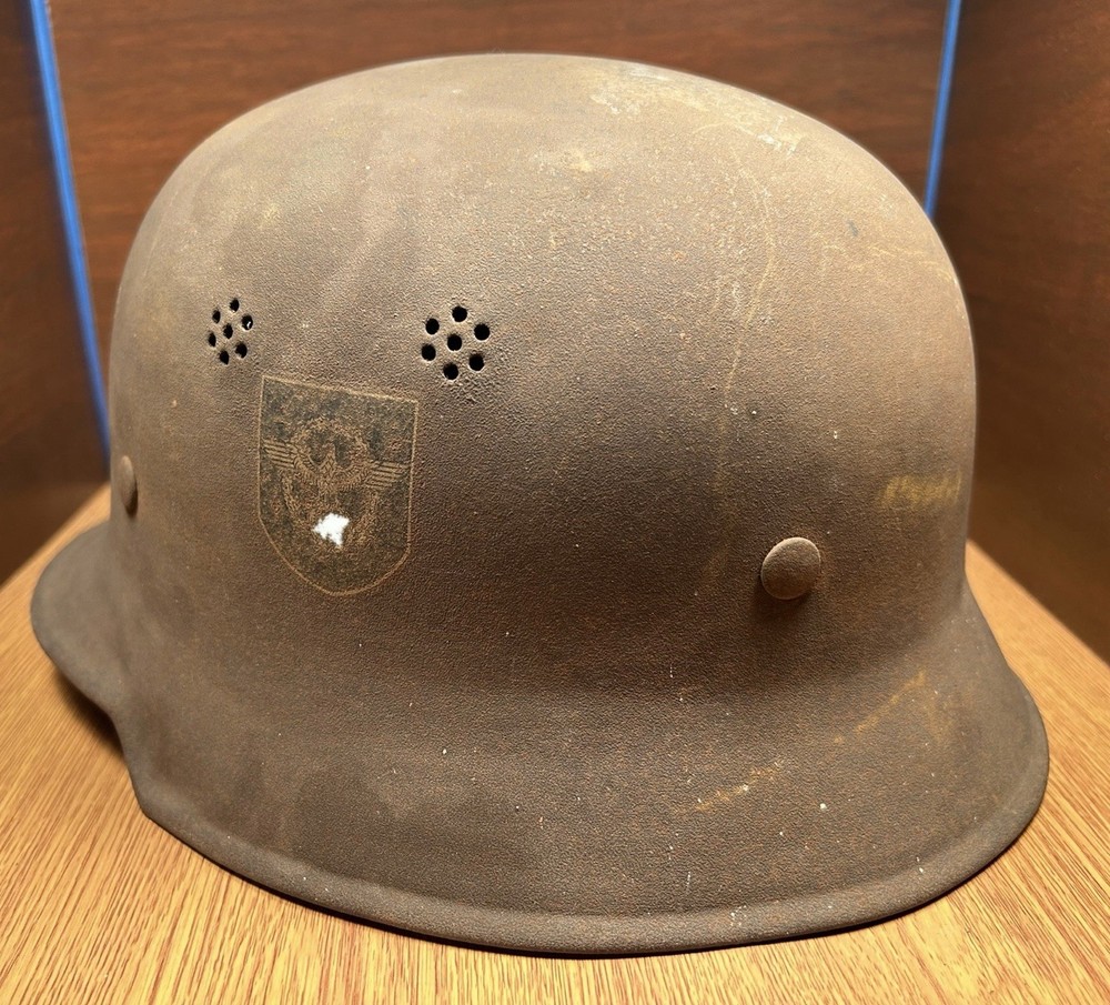 M34 “Salty” German Fire Service Helmet