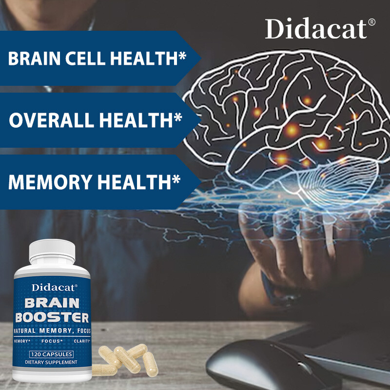 Brain Booster, Supports Brain Health,Cognitive Function,Memory & Focus