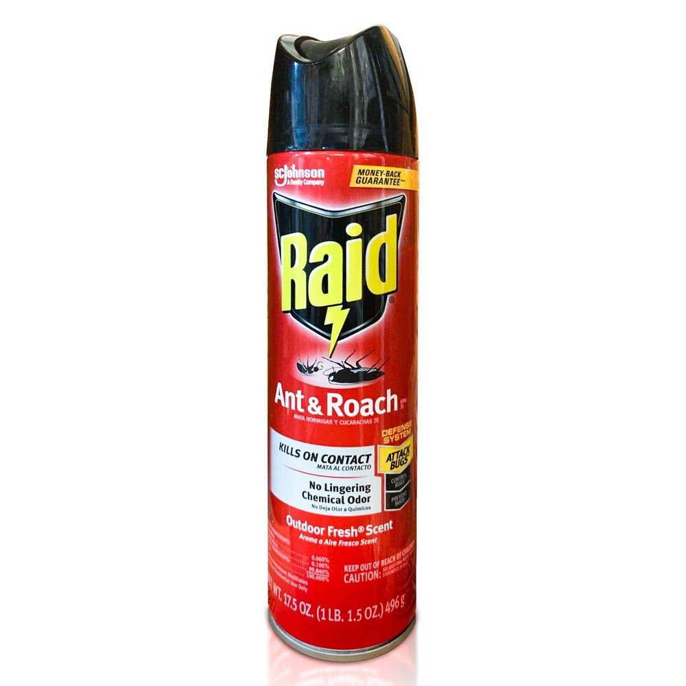 Raid Ant & Roach Killer: Your Defense Against Household Pests | 17.5 fl oz