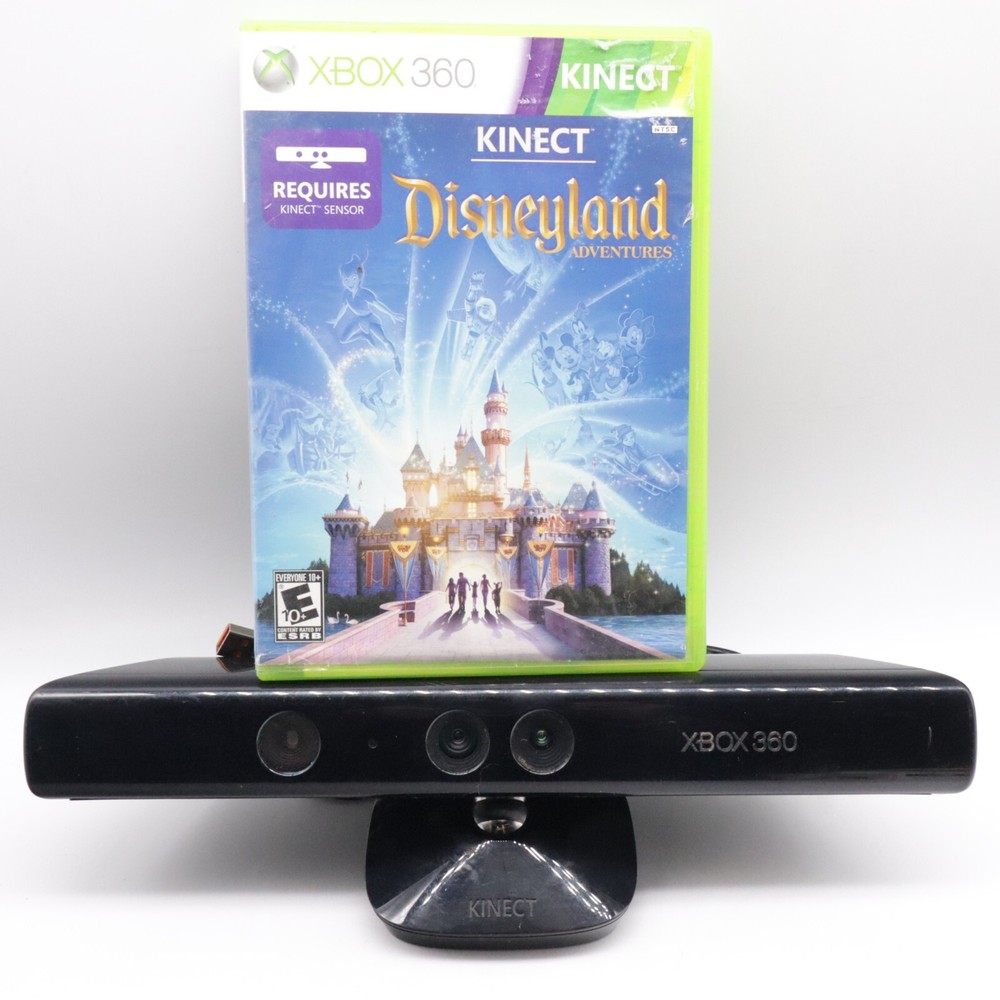 Microsoft XBOX 360 Kinect Sensor Model 1414 & DISNEYLAND ADVENTURES!