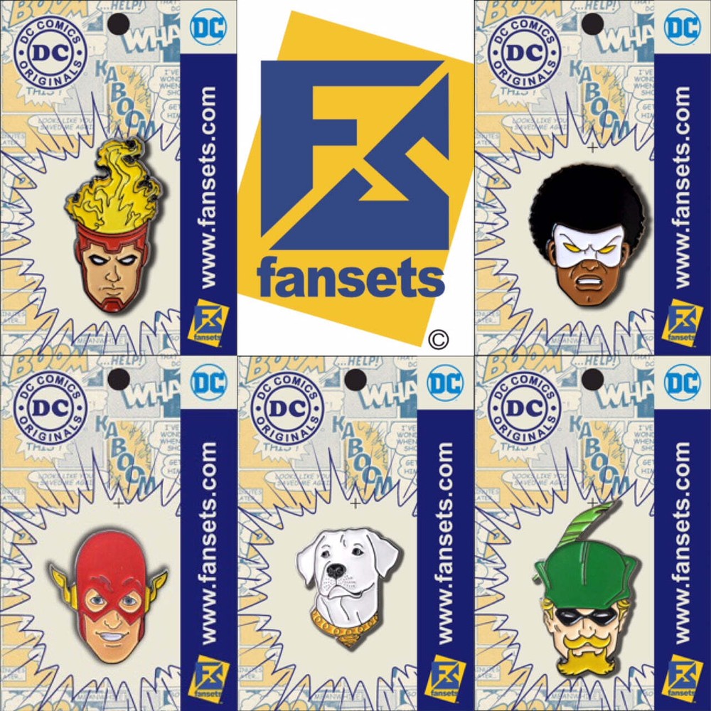 DC Comics San Diego Comic Con SDCC 2018 Pins FanSets EXCLUSIVES