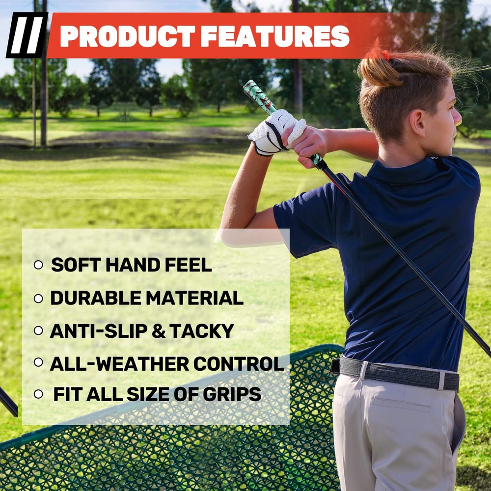 EAGLE WORK Golf Grip Wrapping Tapes, Innovative Regripping White, 3 pack