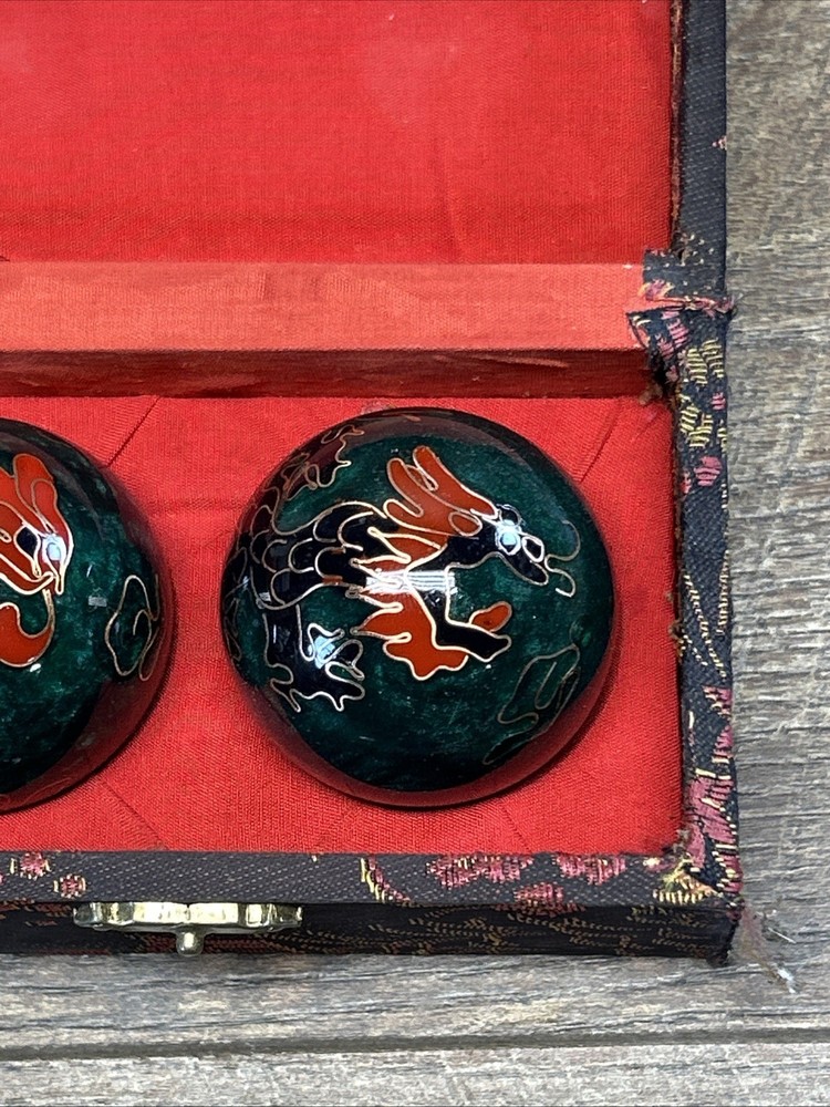 Chinese Baoding Stress Chime Meditation Balls Dragon