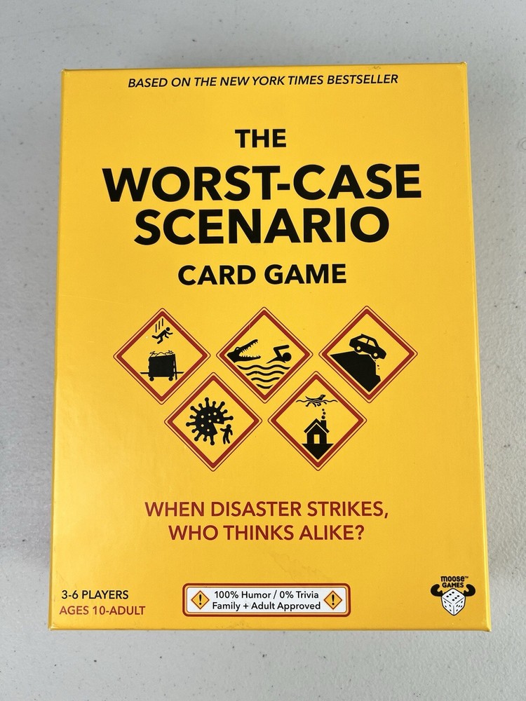 The Worst-Case Scenario Card Game NEW **OPEN BOX**