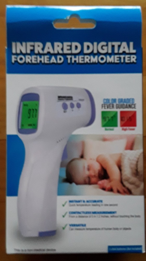 Infrared Digital Forehead Thermometer Instant & Accurate Measurement