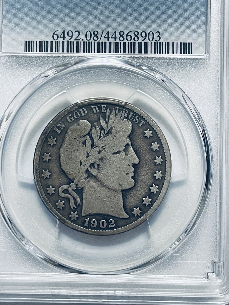 1902 Barber Half Dollar PCGS VG08