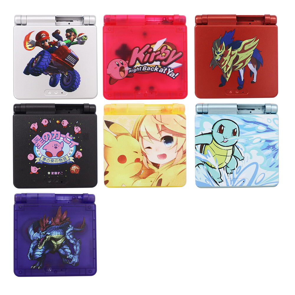 Gameboy ADVANCE SP Custom UV printed case Replacement For GBA SP IPS LCD Housing