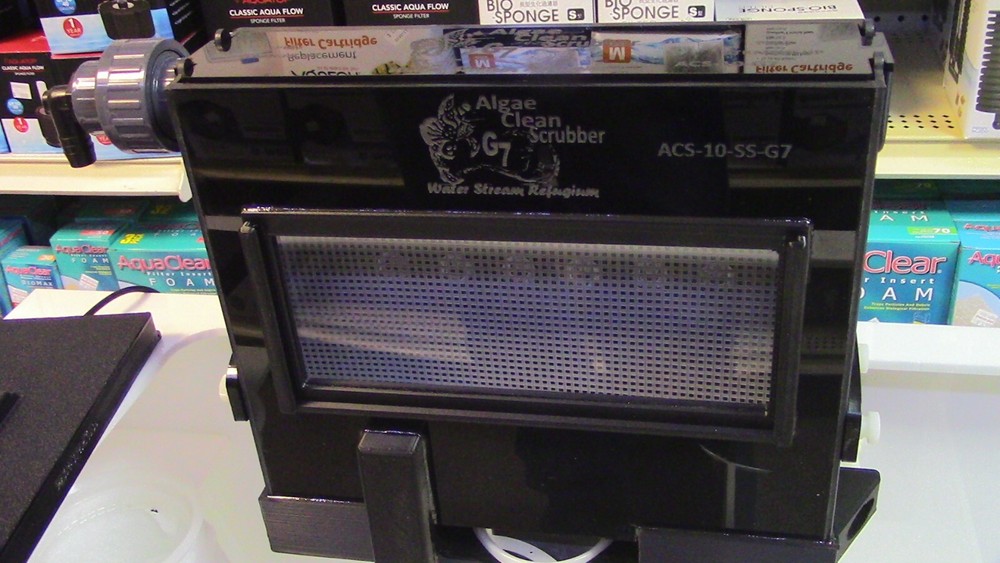 Algae Clean Scrubber Hang on Sump ACS-10-SS-G7 with NEW Algae Flex Screen.