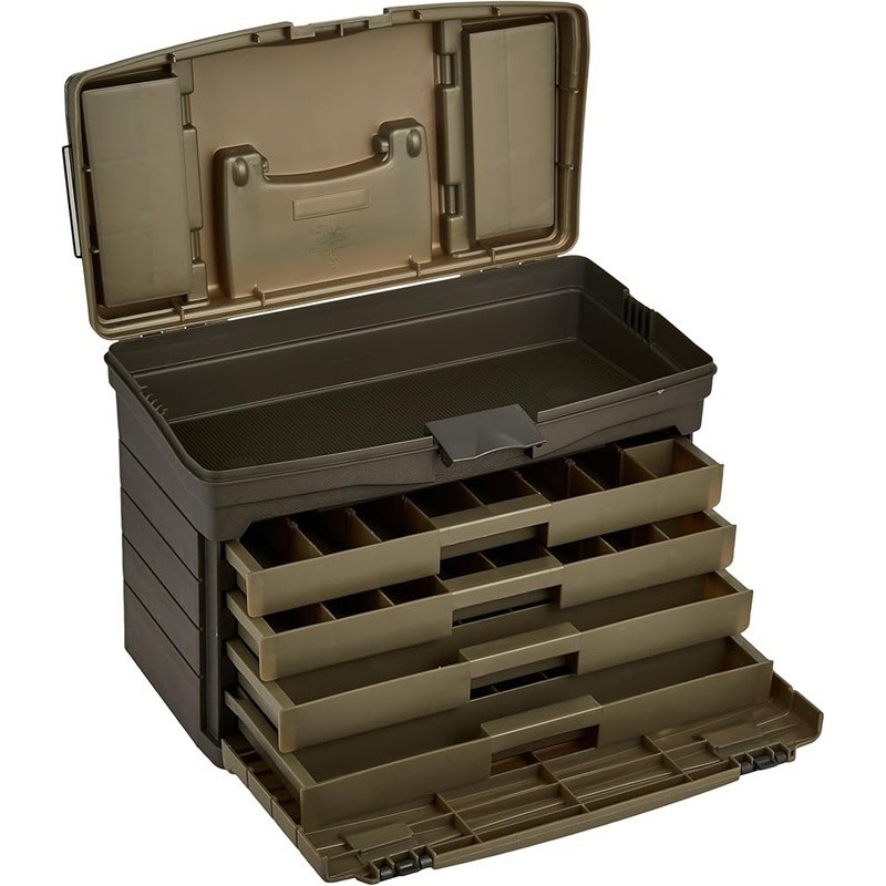 Four Drawer Tackle System Premium Tackle Storage and Tool Organization Box