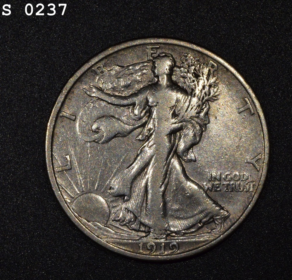 1919 Liberty Walking Half Dollar "VF"