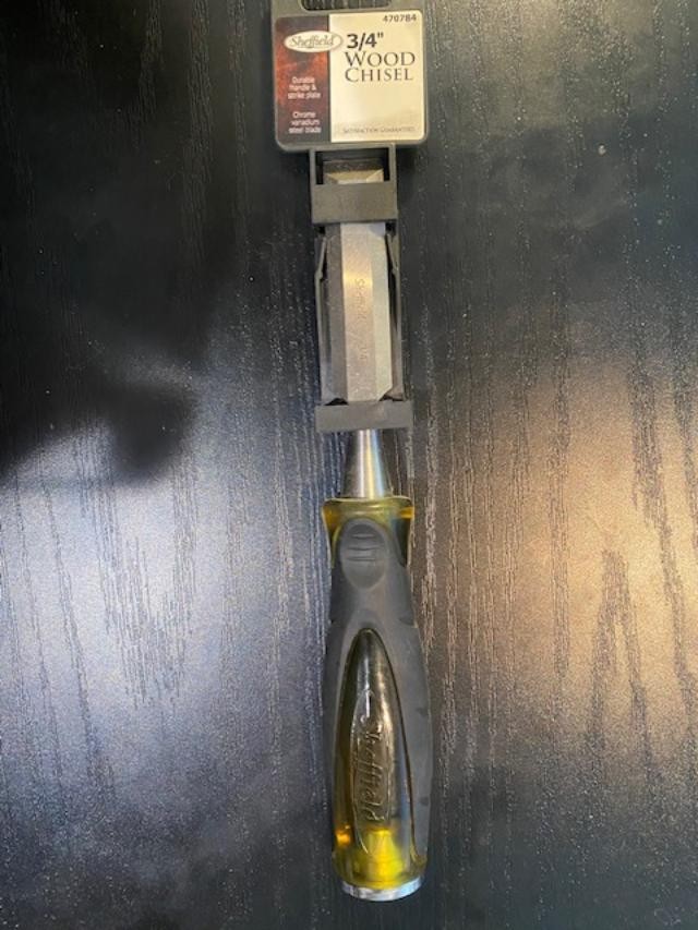 Sheffield 3/4" Professional Wood Chisel Set 470784