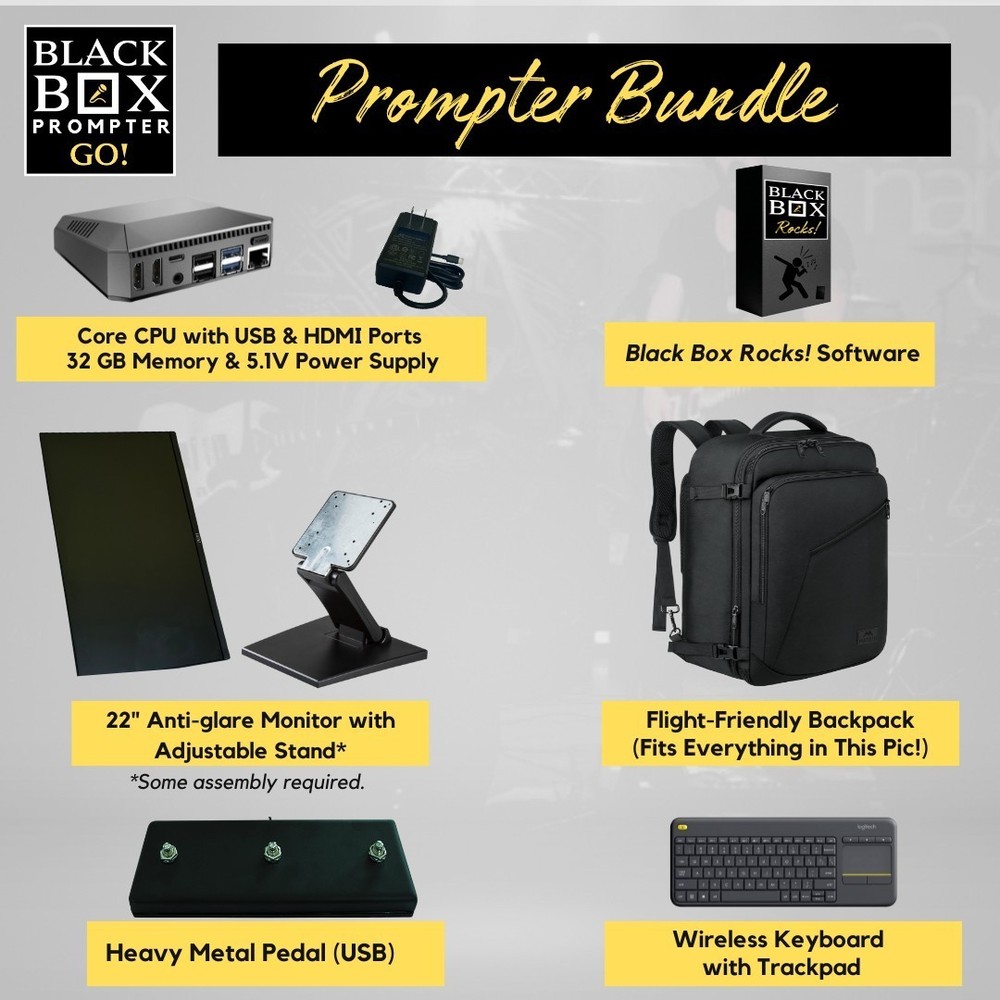 BLACK BOX Prompter GO! Bundle