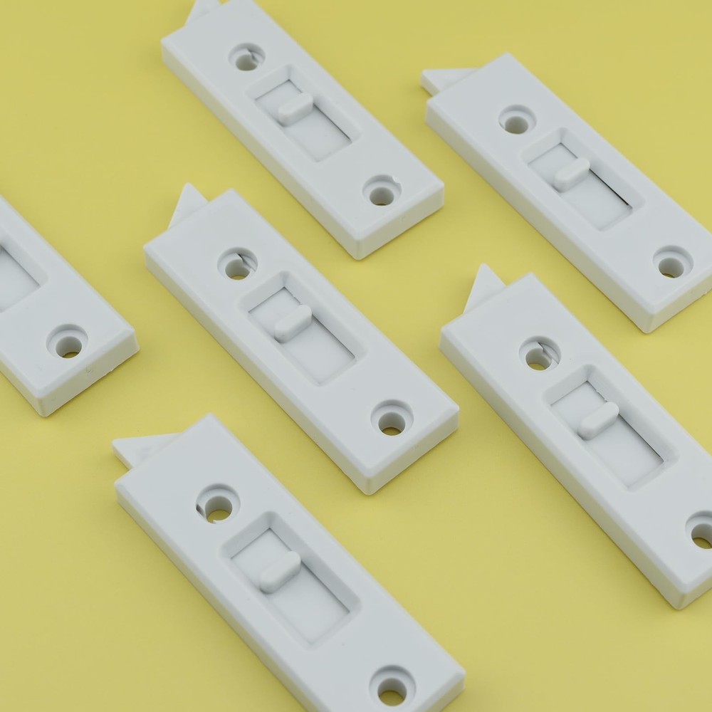 12 Pcs Window Latch Locks Spring Loaded Tilt 12 PCS, White
