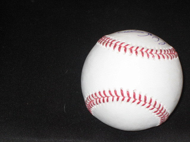MATT GARZA DEVIL RAYS LEGEND AUTHENTIC HAND SIGNED AUTOGRAPHED OML BASEBALL