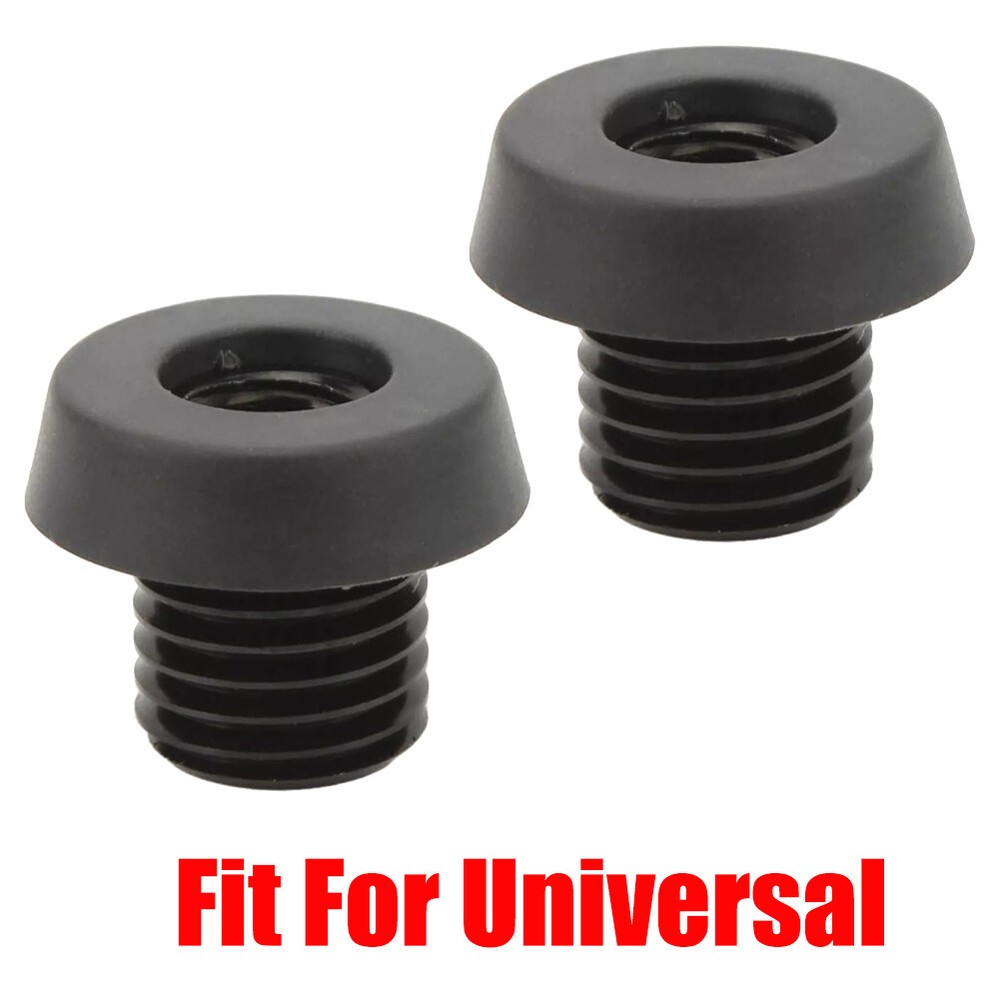 2PCS Pool Cue Back Plug Screw Bottom Bumper Protector for Universal Billiard Cue