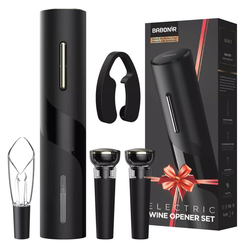 Babonir Wine Opener Set - Automatic Electronic Bottle Opener