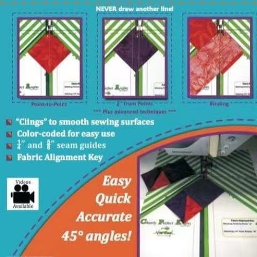 Clearly Perfect Angles-Presser Foot Angle Auxiliary Tool