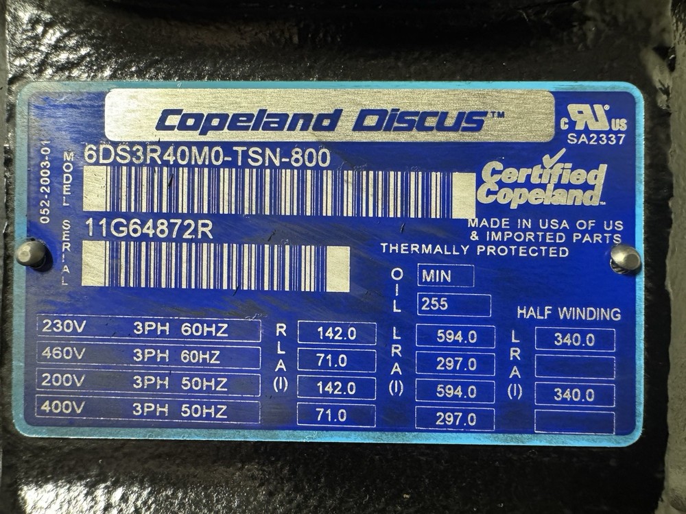 Copeland 6D Discus Compressor
