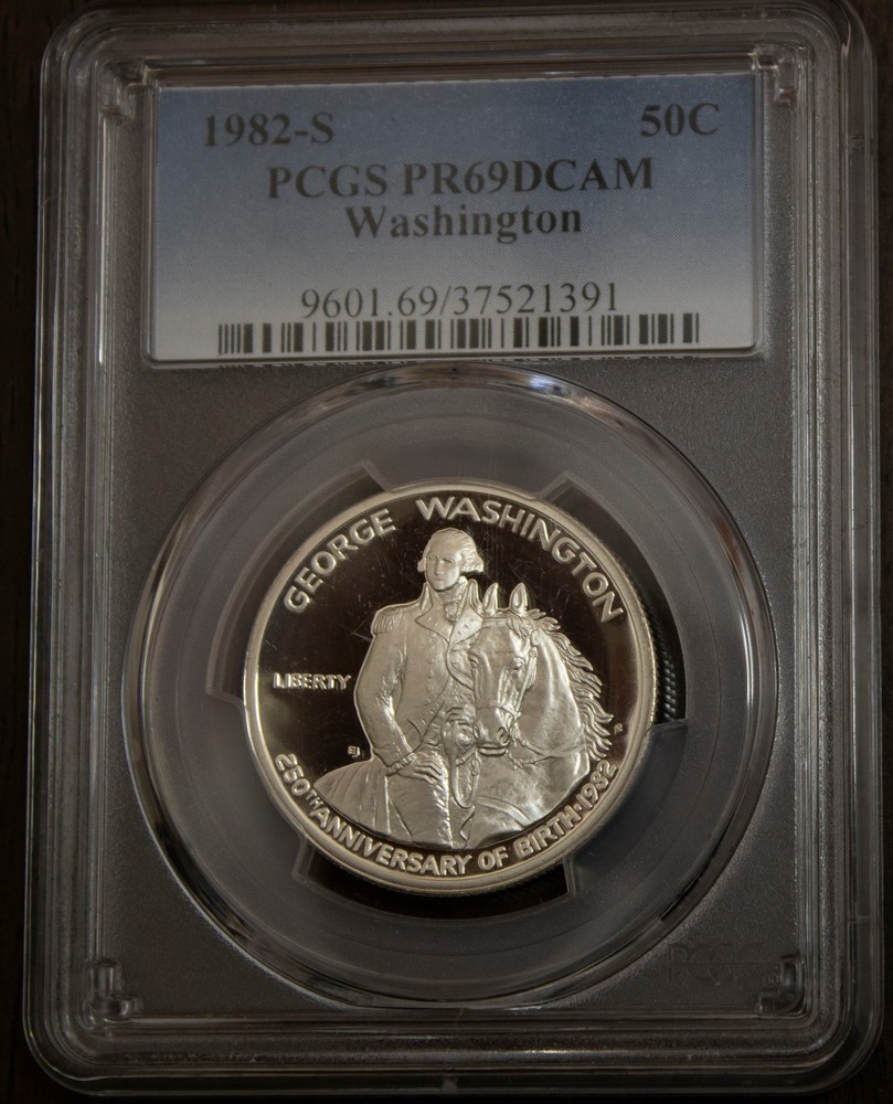 1982 S PCGS PR69DCAM Washington Half Dollar   Lot 5110