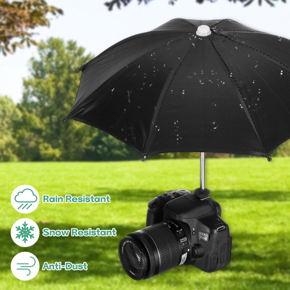 10.6" Black Camera Umbrella