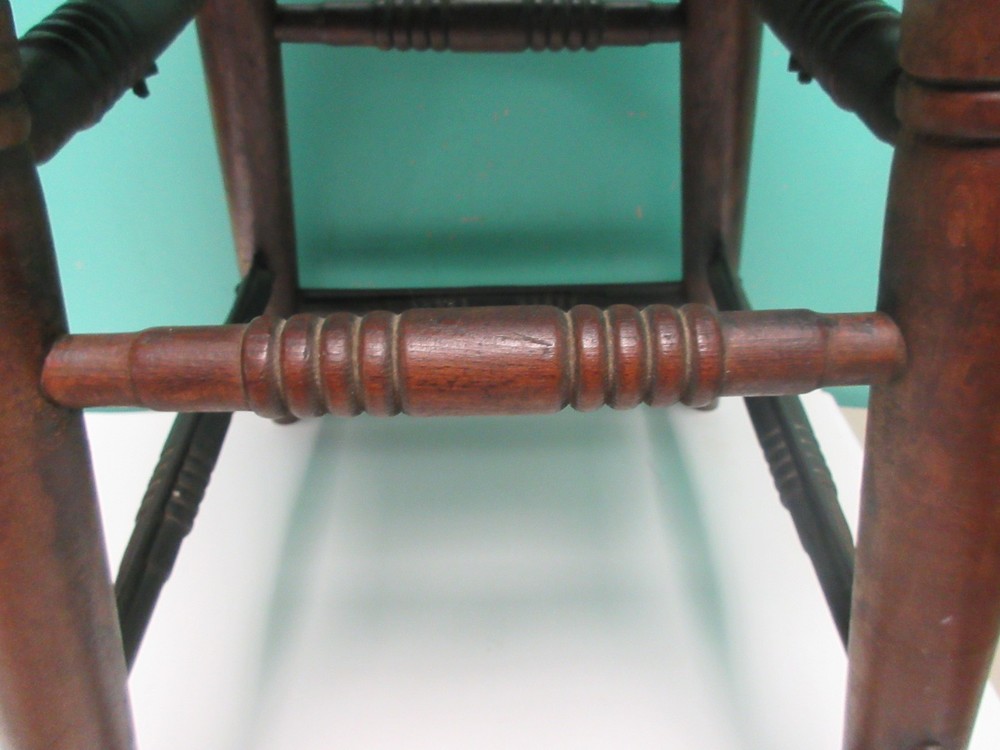 Antique Vintage Old Solid Wood Stool