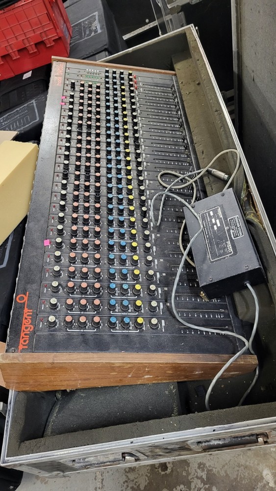 Tanget 2402ax Studio Console ships in road case Tested Mostly working OBO
