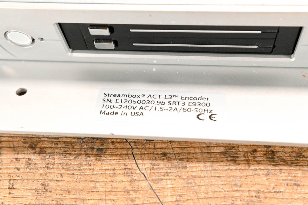 Streambox ACT-L3 SBT3-E9300 HD/SD Video Encoder CG01GKM