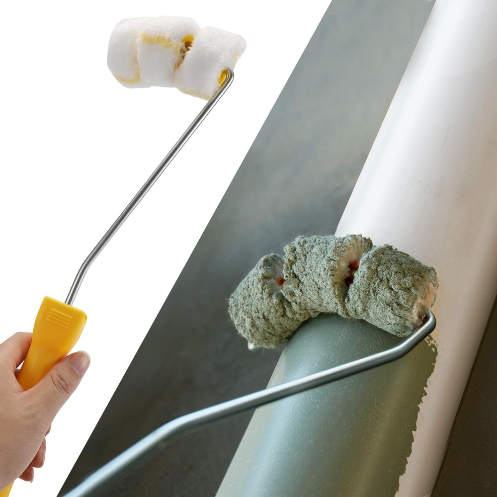 KUPOO Pipe Paint Roller with Frame, Painter Refill,