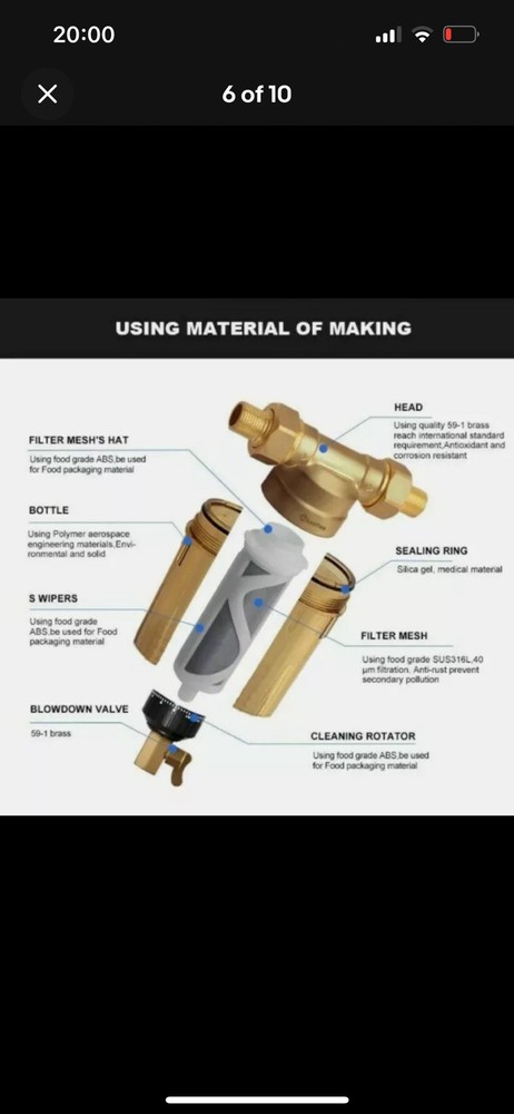 Wheelton Security Waterways Protector WWP-02S sediment prefilter