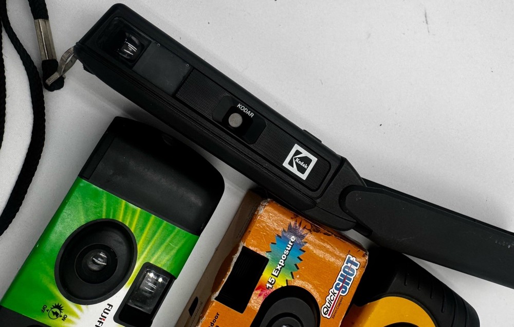 Vintage Disposable camera single use camera collection 6 cameras