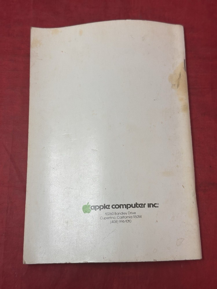 Apple II Programmer's Aid #1 Installation & Operating Manual 1978 VTG Manual