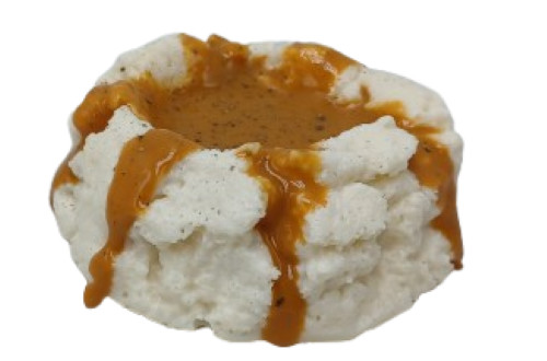 Display Fake Food Prop Mashed Potato With Gravy