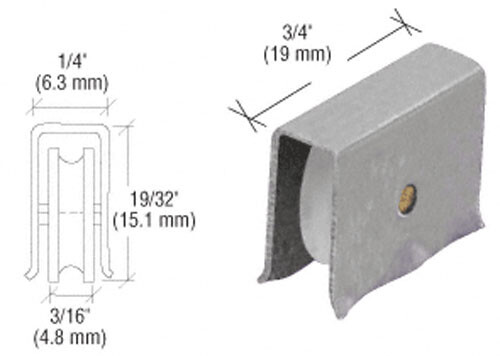 CRL Nylon Wheel Assembly for Competitive H-Bar