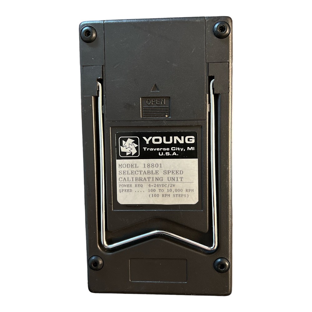RM Young Selectable Speed Calibrating Unit Model 18801 Black