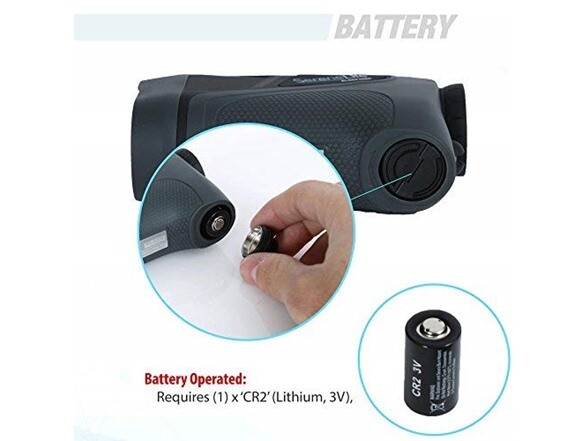 SereneLife Advanced Golf Laser Rangefinder with Pinsensor Technology - H2O Proof