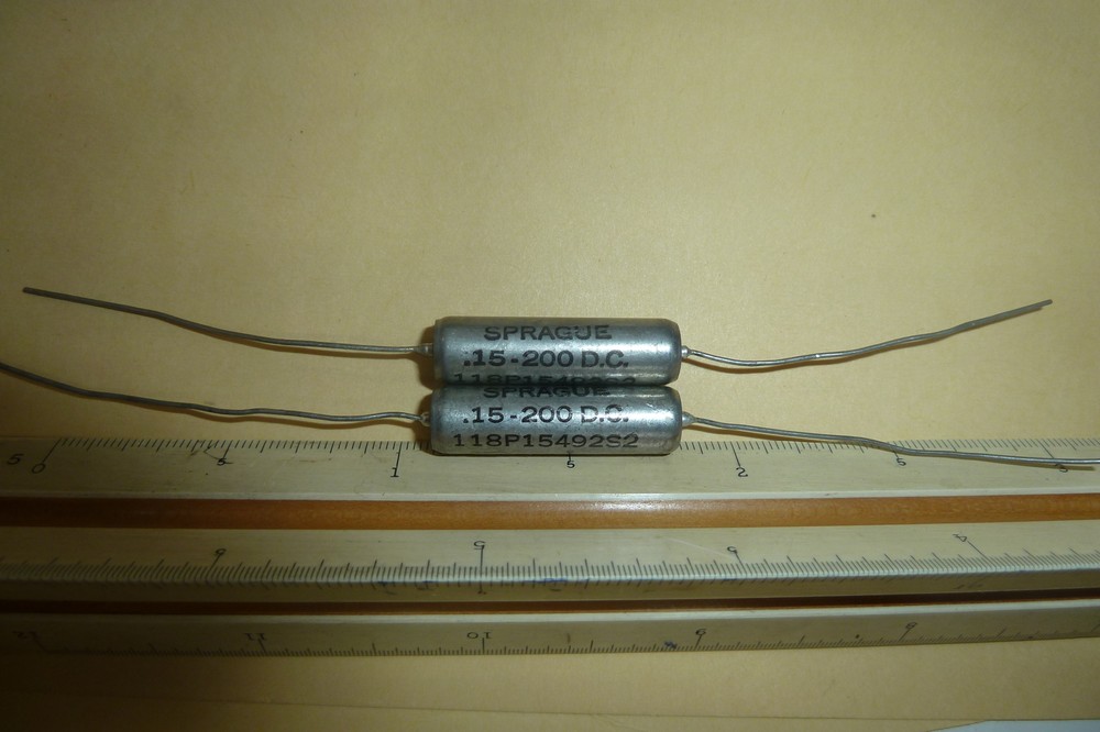 Capacitor 0.15mfd 200vdc Sprague 118P (5 pcs)