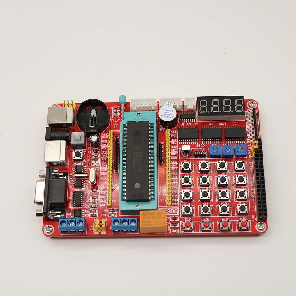 PIC MCU development Mini System PIC Development Board + Microchip PIC16F877A