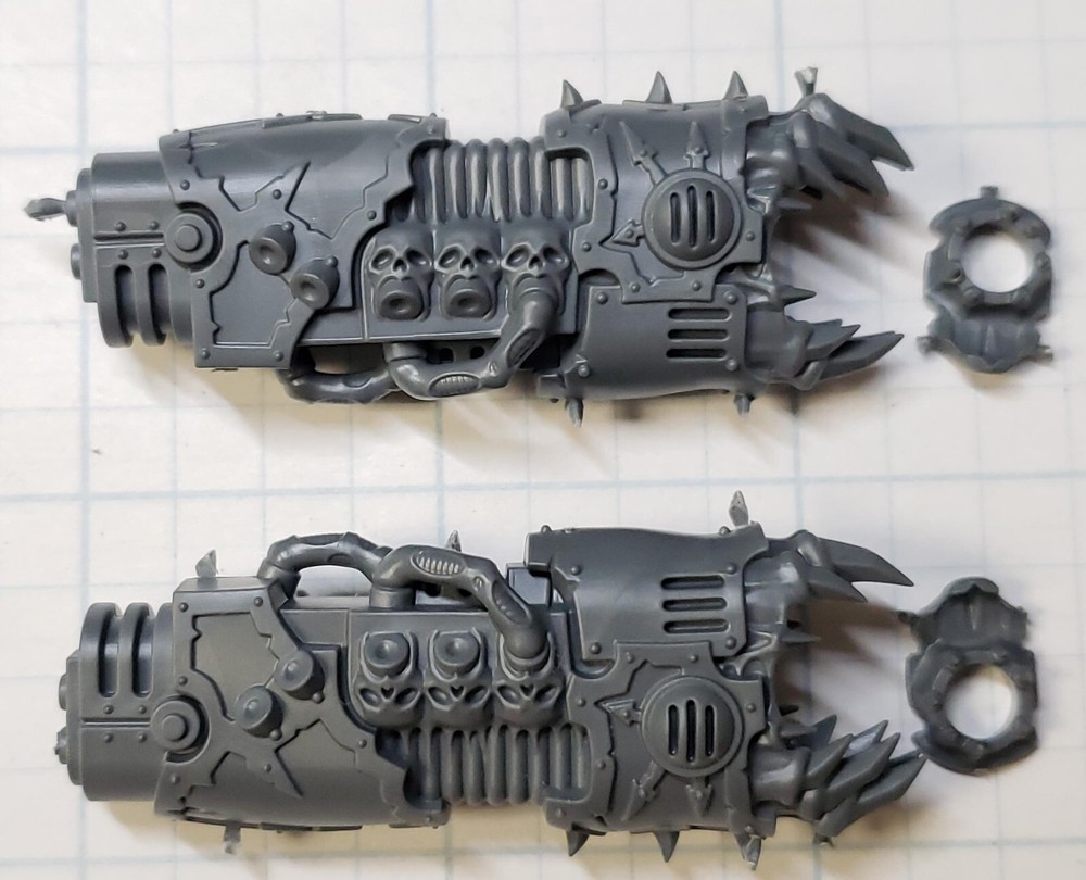 Warhammer 40k Chaos Space Marine Bits Forgefiend Ectoplasma Cannons #10