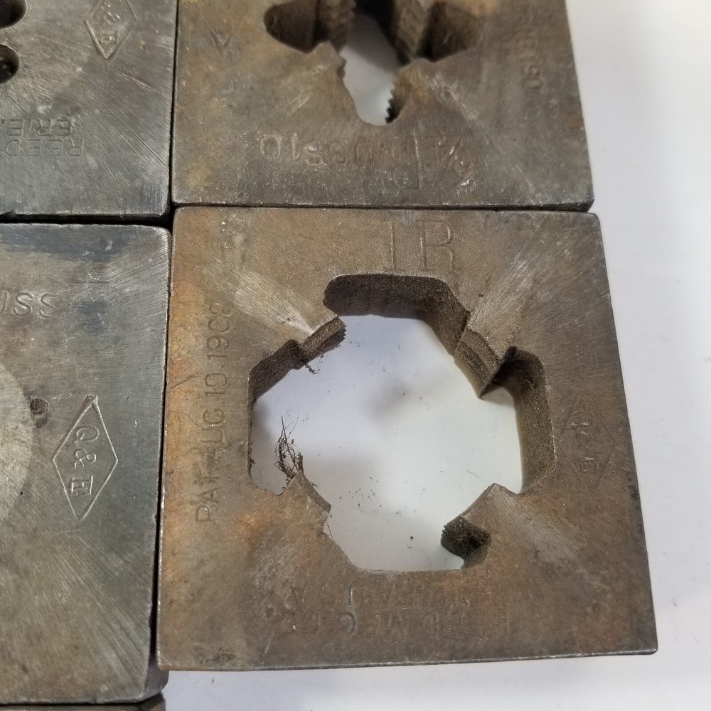 Vintage Ree pipe threader dies Lot Q & E R USS