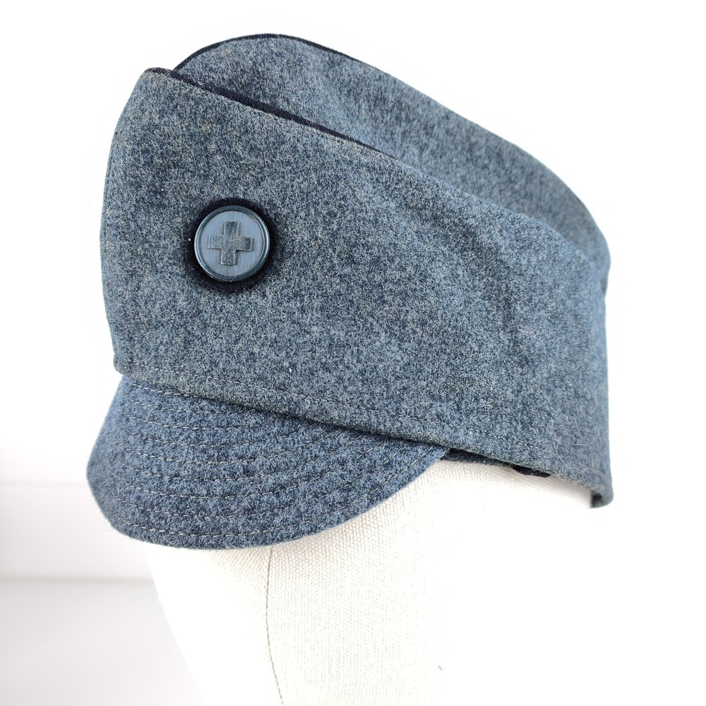 Vintage Swiss Army Multi Function Wool Military Cap - Signed