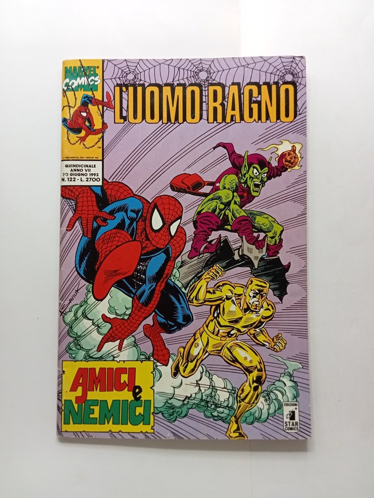 Marvel Star Comics Spider Man Comic Book Number 122