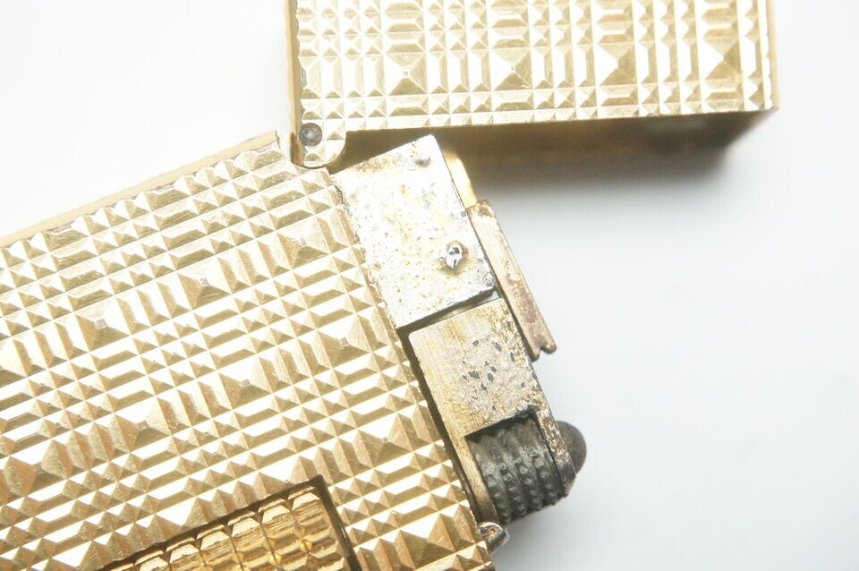 Dunhill Lighter Rollagas Gold Vintage Mint Condition Working