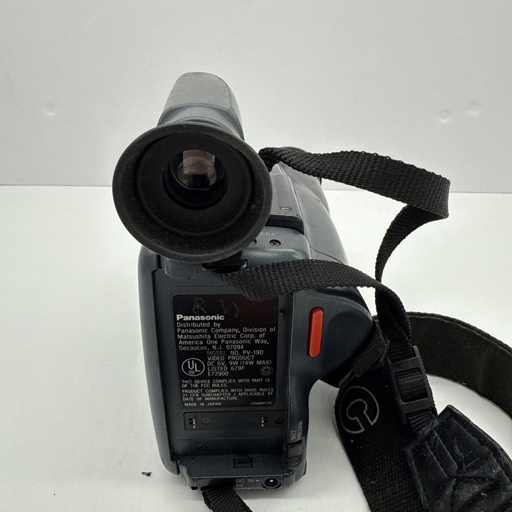 Panasonic Palmcorder PV-19D Untested For Parts
