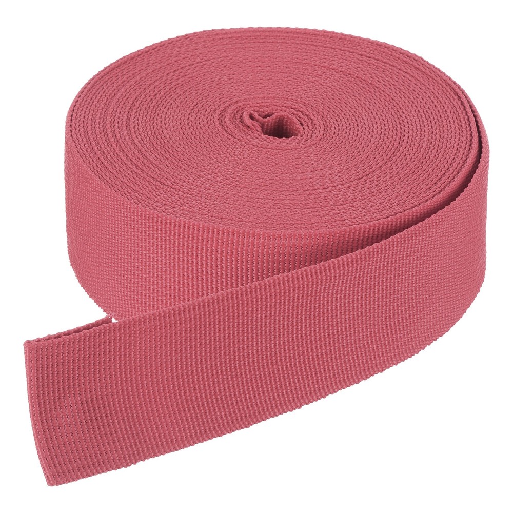10Yard x 1 1/2" Width Nylon Webbing Strap Poly Webbing Strapping Watermelon Red