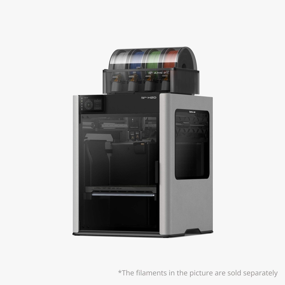 New Bambu Lab H2D 3D Printer with AMS Laser Full Combo - 10W