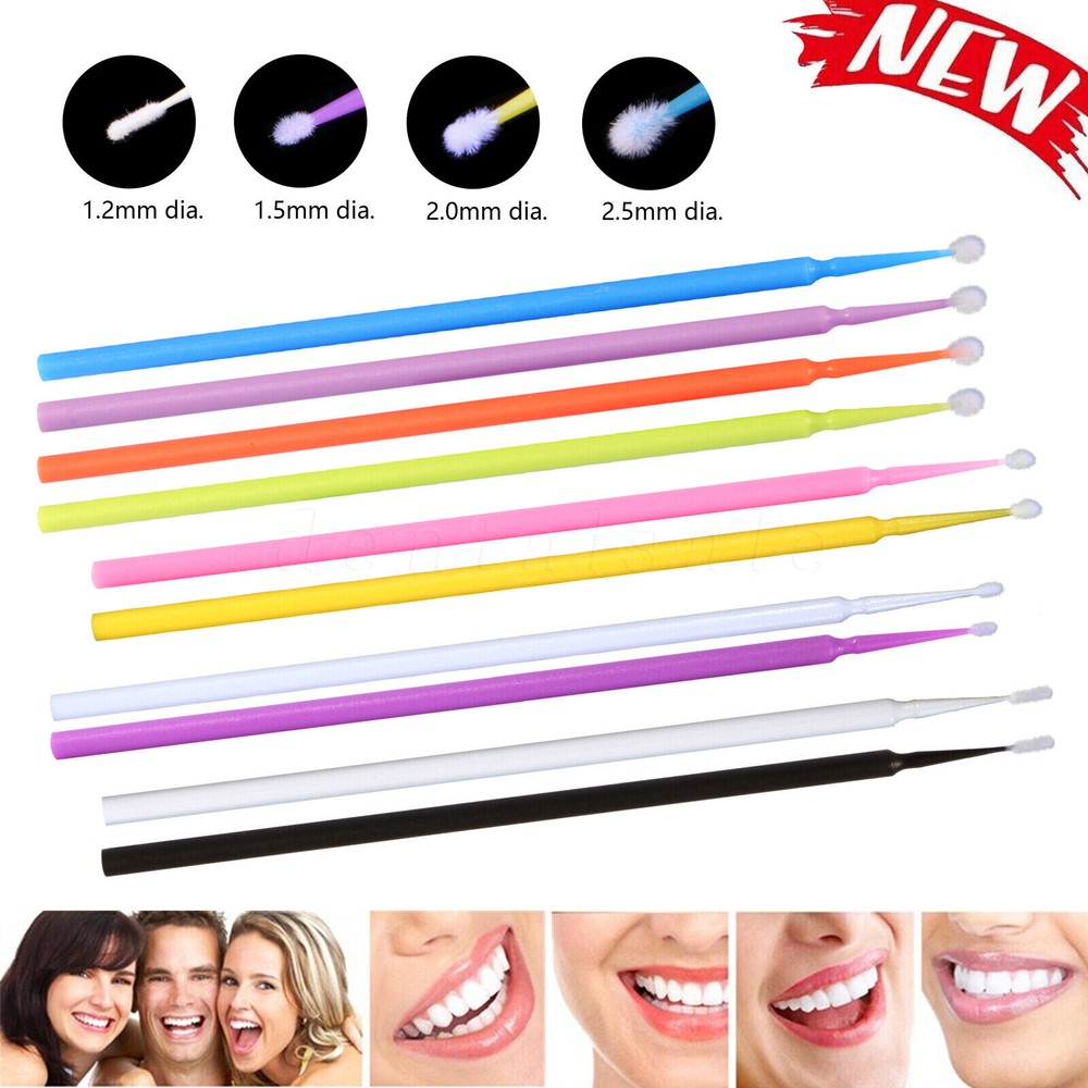 Microbrush Applicator Tips Dental Micro Brush Regular / Fine / Super Fine 100/pk