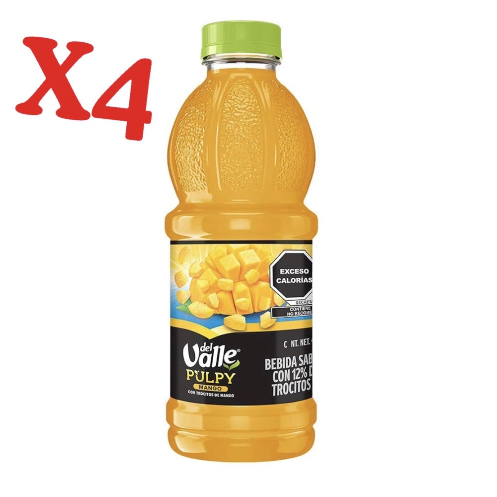 4 Pack Del Valle Mango  Pulpy Juice 400ml